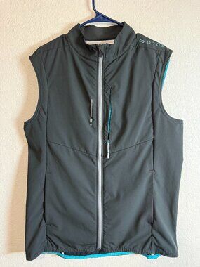 Oros Men's Black Solarcore Insulated Active Vest Size S Check Measurements